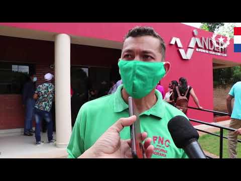 Presidenta del Indert en Puente Kyjhá, Canindeyú