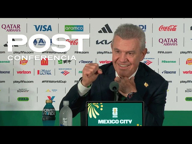 CONFERENCIA Javier Aguirre "Fue una bonita noche". México 2-0 Ecuador. Estamos en el quinto partido
