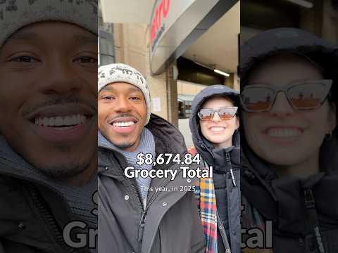 We spent $8k on groceries in 2025 😳🛒 #shorts