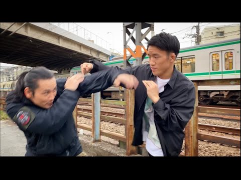 朝倉海と路上スパーリング！！【RIZINバンタム級王者】