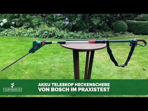 Bosch cordless telescopic hedge trimmer UniversalHedgePole 18 in review