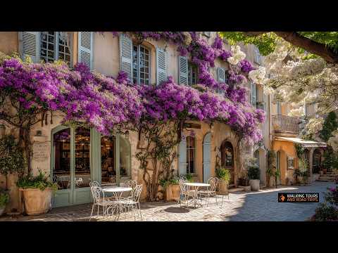 Grimaud France 4K Most Beautiful Medieval Flower Village on the French Riviera