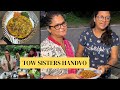 Two Sisters Selling Handvo Suratstreetfood Gujjufood Streetfood Handvo Twosisters Suratfood