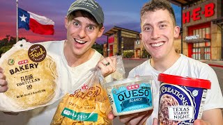 Two Brits visit Texas’ Biggest Grocery Store!