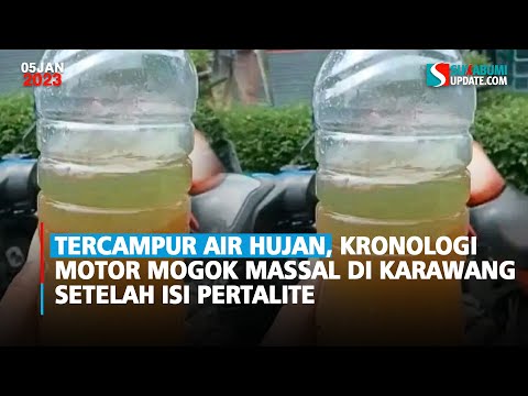 Tercampur Air Hujan, Kronologi Motor Mogok Massal di Karawang Setelah Isi Pertalite