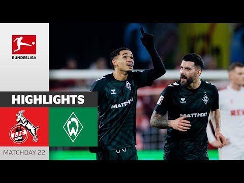 Resumen de Köln vs Werder Bremen Matchday 22