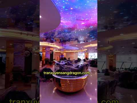 TRẦN SAO HÌNH TRÒN VỚI HIỆU ỨNG ĐỔI MÀU TUYỆT ĐẸP