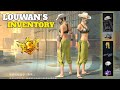LOUWAN'S INVENTORY🔥 | This outfit gives me power!? | PUBG MOBILE LITE | Fastest Player in PUBG Lite