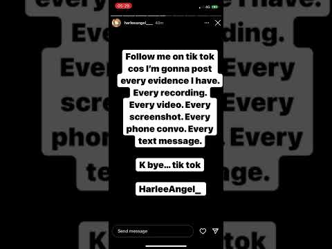 harlee from gassed up lighties upset about not being invited to Chryseis bday so she exposes her