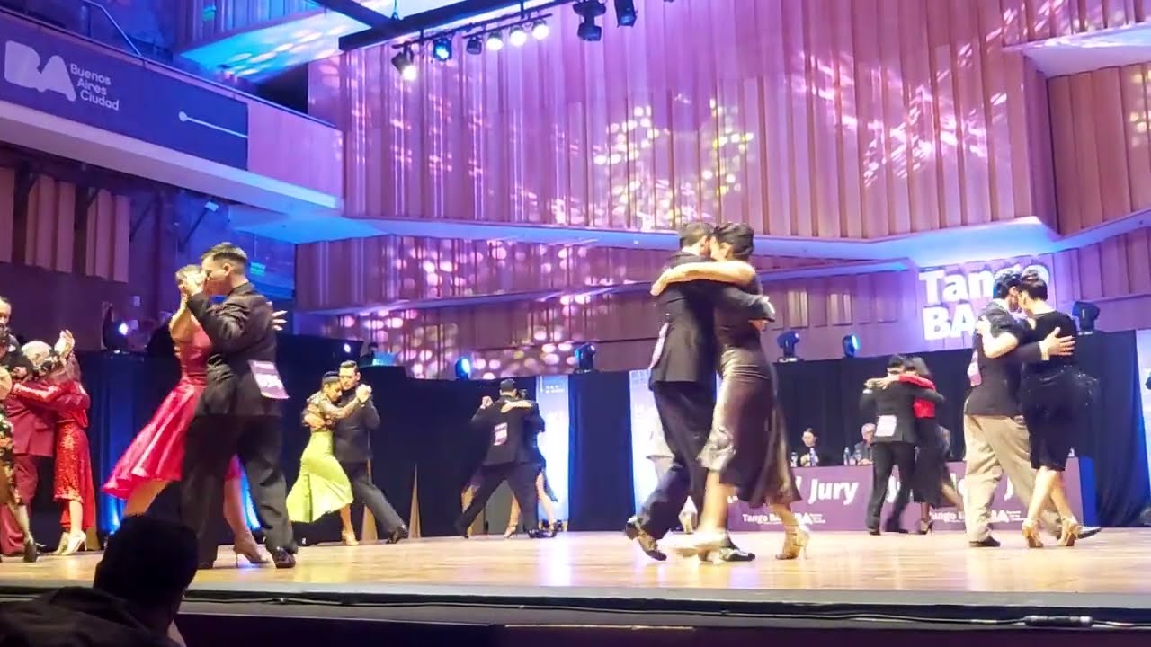 Ronda 18 Tema 2. 2do día clasificatorias  Mundial de Tango 2.024 "Mentira" Pugliese/Moran