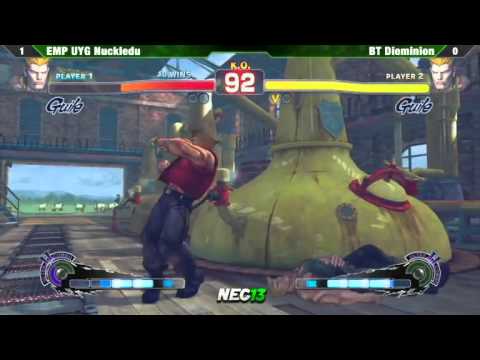 SSF4 AE2012 Grand Finals EMP UYG Nuckledu vs BT Dieminion - NEC13 Tournament