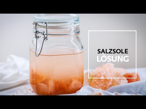 Make your own salt brine - Instructions