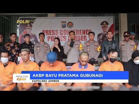 POLRES JEMBER UNGKAP KASUS CURANMOR