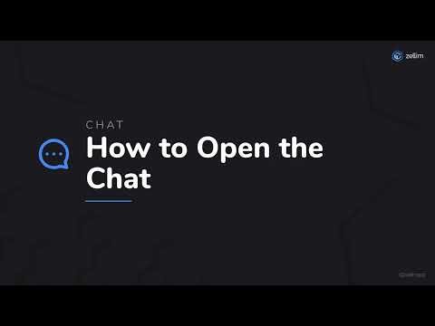 How to Open the Chat