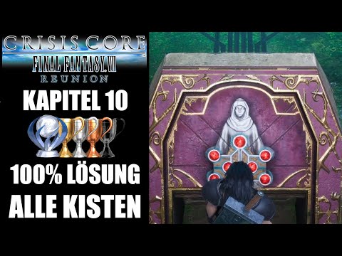 FF7 Reunion Crisis Core KAPITEL 10 Alle Fundorte - Göttinnen Materia - Alle Kisten Bannkerker öffnen