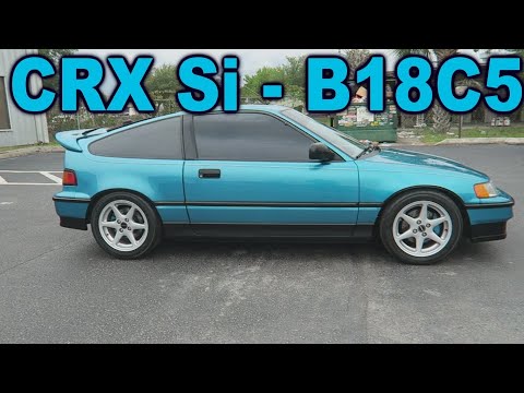 CRX B18C Engine Swap with AC