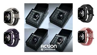 Vídeo de Smartwatch Action à Prova D'água 30 metros
