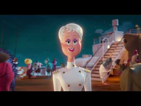 Hotel Transylvania 3 official trailer frame with Dracula on the cruise deck