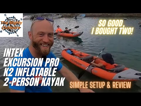 Review: Intex Excursion Pro K2 inflatable 2-person kayak - unboxing, setup and review