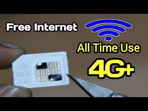 All Time Free internet at home 100% working  - How to Get Free internet With SIM Card.