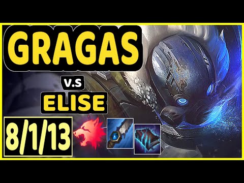 DJOKO (GRAGAS) vs ELISE - 8/1/13 KDA JUNGLE CHALLENGER GAMEPLAY - EUW