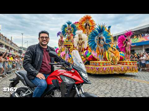 World’s Biggest Party 🇧🇷 | Rio de Janeiro Carnival | Solo Motorcycle Tour | Story 167