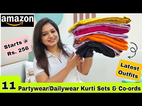 😃 Amazon Huge 11 Kurta Sets, Kurtis, Dresses & Winter wear Haul Starting Rs.256|❤️Amazon Haul