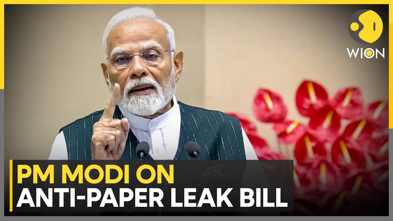 PM Modi's Message After Anti-Paper Leak Bill Gets Passed In Lok Sabha | WION News