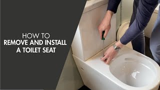 How to Remove and Install a Toilet Seat