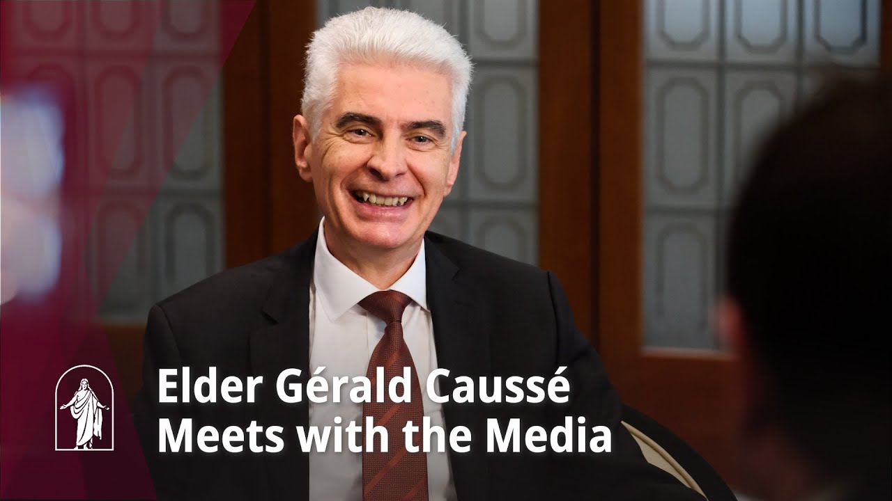Elder Gérald Caussé Meets with the Media