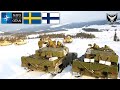 Swedish Finnish Armored Units Cross Into Norway I Nordic Response 2024