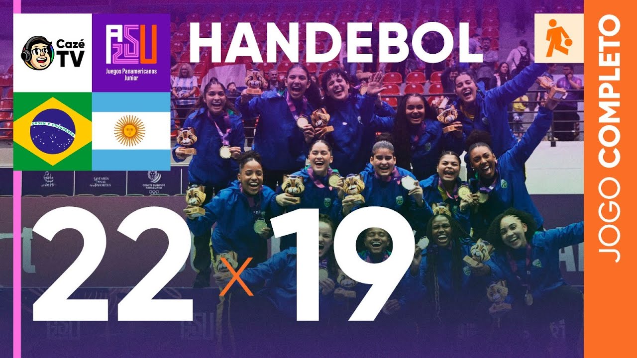 BRASIL X ARGENTINA | FINAL DO HANDEBOL FEMININO | JOGOS PAN-AMERICANOS JÚNIOR ASSUNÇÃO 2025