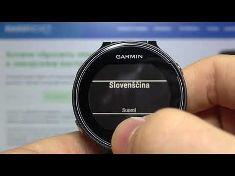 Смена язык системы на GARMIN Forerunner 630 / Как поменять системный язык GARMIN Forerunner 630?