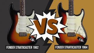 Video thumbnail for Audio Comparison - 1962 Fender Stratocaster vs. 1964 Fender Stratocaster  (no talking) by Guitar Bonedo