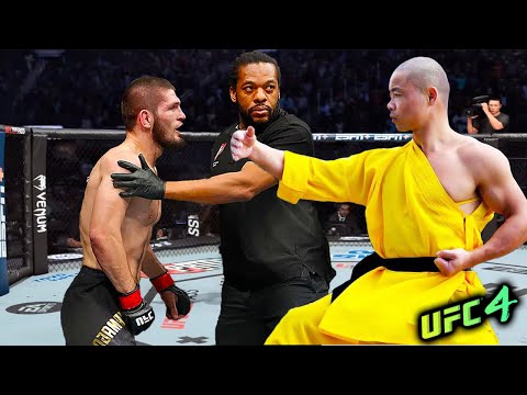 Khabib Nurmagomedov vs. Kung Fu Master Monk (EA sports UFC 4)