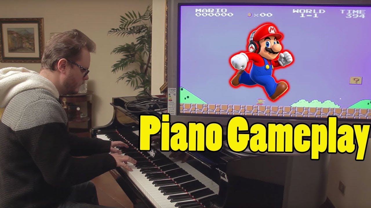 Super Mario on Piano With Sound Effects - YouTube