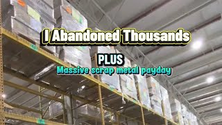 I Abandoned Thousands in Scrap and Inventory - Plus Huge Scrap Pay Day! 