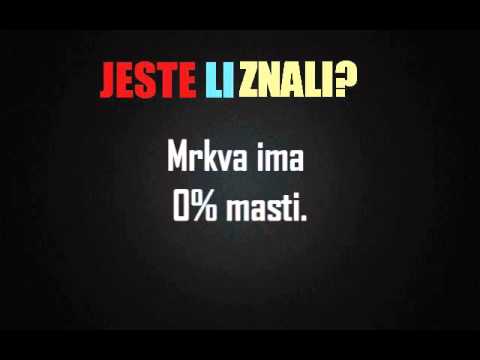 Zanimljivosti o hrani! (Jeste li znali?!)