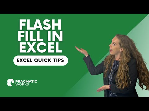 Flash Fill in Excel Flash Fill in Excel