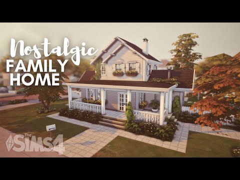 nostalgic family home 🏡📸 | The Sims 4 speed build | no CC
