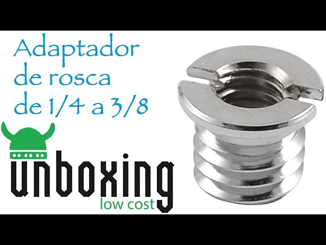 Vídeo relacionado con Butyeak Adaptador 5/8 Hembra a 1/4 Macho Para Trípode, Cámara y QR Plate - Rosca de 1/4 a 5/8 Pulgadas - Tornillo Para Micrófono - Brass 2 Piezas