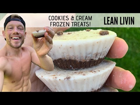 COOKIES & CREAM FROZEN LEAN TREAT (NO BAKE, KETO FRIENDLY, GLUTEN FREE, and VERY TASTY) | LEANSQUAD