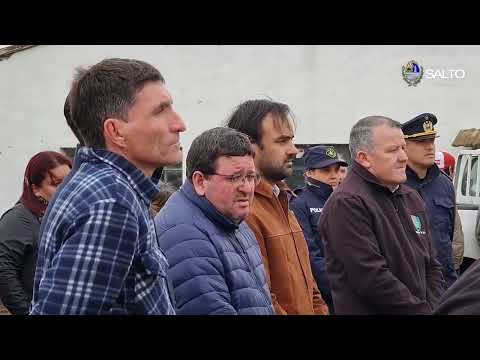 Quedó inaugurada en pueblo Biassini, una de las dos garitas inteligentes instaladas en el interior