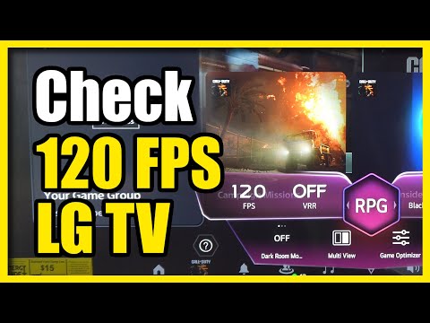 How to Check your FPS in Games on your LG TV (Xbox, PS5, PC)