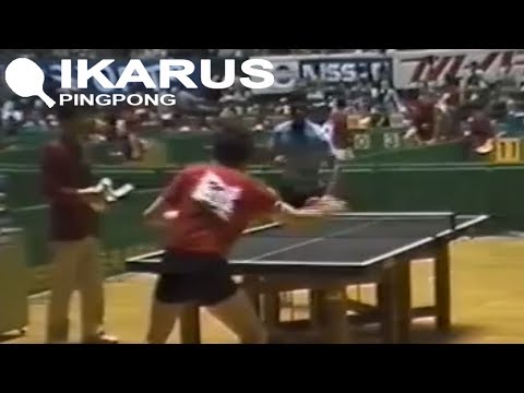 Kriston Zsolt - Desmond Douglas (37th World Table Tennis Championships Tokyo 1983.)
