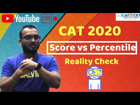 CAT 2020 | Score vs Percentile | Reality Check |