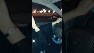Niqab girl ✨night car driving whatsapp status❣