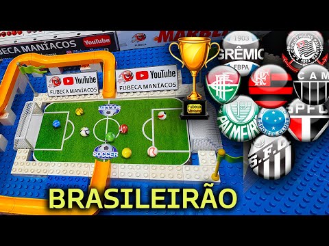2024 Brazilian Marbles Championship ⚽🔥 Incredible Collisions between 16 Clubs on the Field!