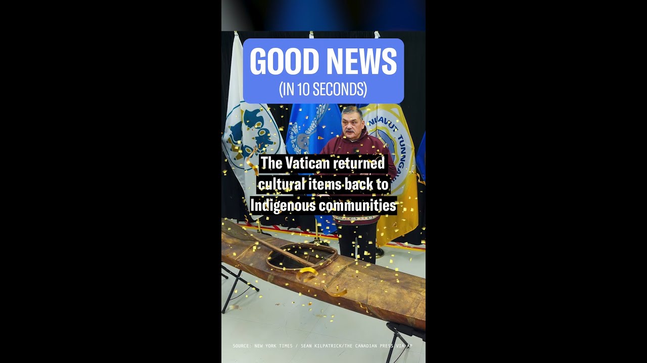 Good News in 10 Seconds: The Vatican Returns Cultural Items Back to Indigenous Communities