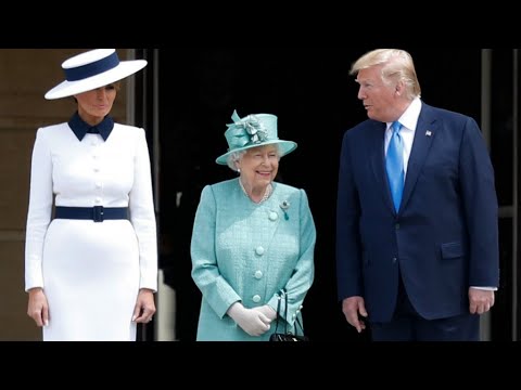 ترامب يصف الملكة إليزابيث بالـ"عظيمة" في مستهل زيارته للمملكة المتحدة